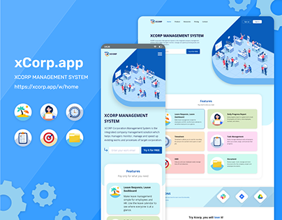 xCorp - Landing Page