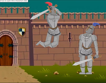 Knight sword fight (short animation)