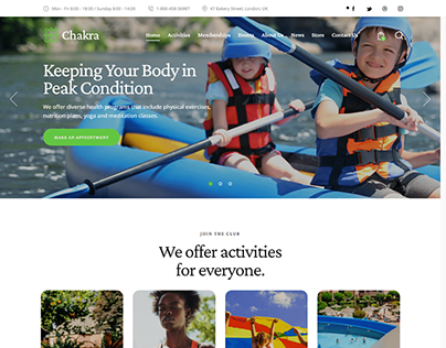 Chakra Website Design