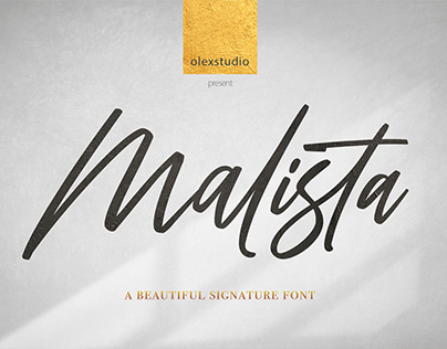 Malista - New Signature Font