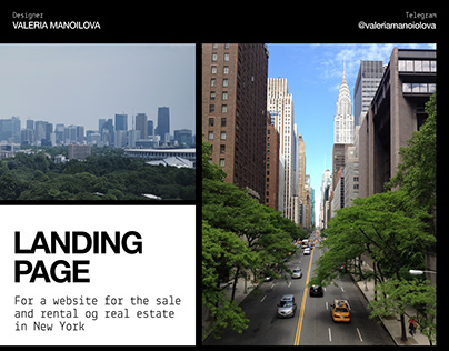 Landing Page for real estate sales and rental agencies