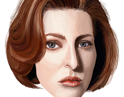 Dana Scully (The X Files) Portrait