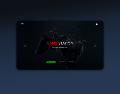 Game Station Ui Concept Design