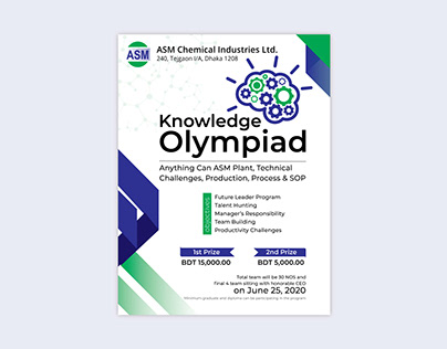Knowledge Olympiad Poster Design