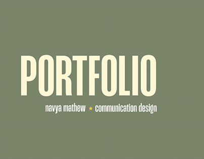 Visual & Communication Design Portfolio