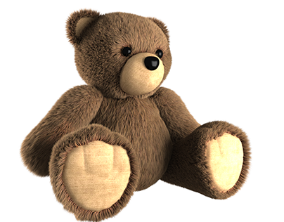 Teddy Bear with Hair&Fur
