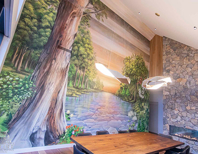 Dining Room Nature Wall Mural