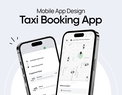 Taxi Booking App : UI/UX Design