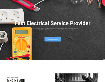 Electrical Landing page
