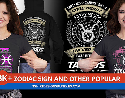 download 3k zodiac signs and other tshirt design bundle