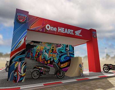 Honda One Heart booth