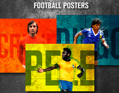 Diego, Johan & Pelé, Posters.