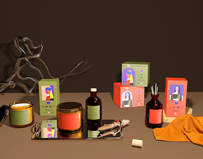《野》精油护肤品 精油香薰品牌包装设计 essential oil skin care packaging