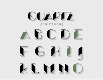 Quartz : Free Art Deco Font