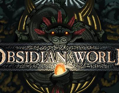 Obsidian World RPG Logo