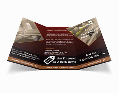 Home Services - Trifold brochure design