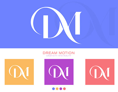 Letter DM Logo Design (unused)