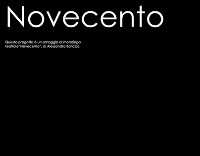Novecento - Poster
