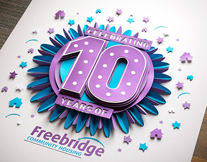 Freebridge 10th Birthday Logo