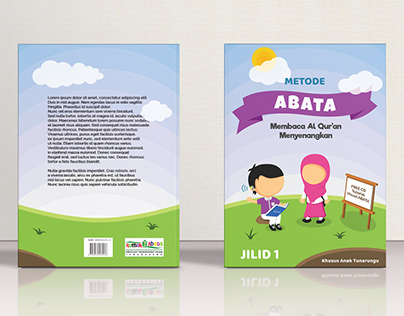 Cover Book Design for ABATA, "Reading Quran Happily"