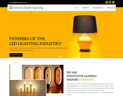 Web Development - Downia Spain LED Lighting