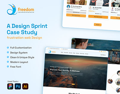 Freedom - A Frustration Consultancy Website UI Design