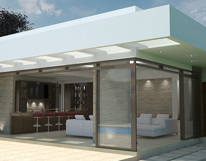residential Pool House annex in Managua