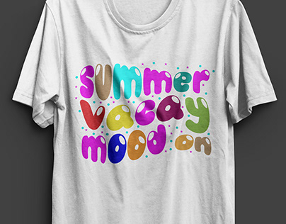Summer t-shirt design - modern t-shirt design