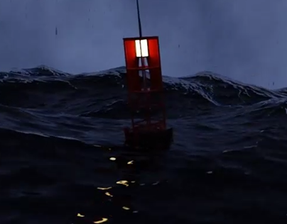 Buoy on the Sea- Blender 3D
