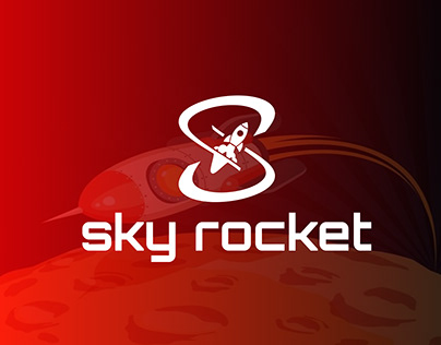 sky rocket logo design,Rocket Logo,space logo,Nasa logo
