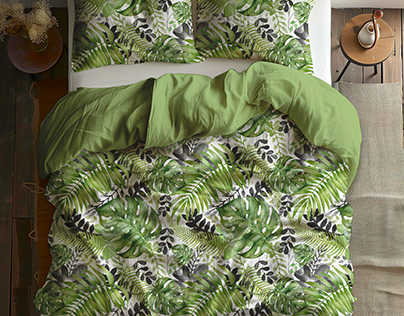 Tropical Green Seamless Pattern
