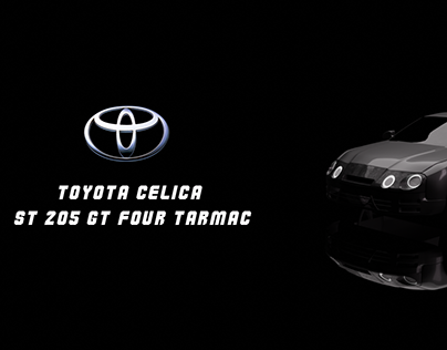 Toyota Celica ST 205 GT Four tarmac