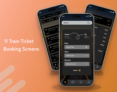 Ticket Booking Screen UX UI