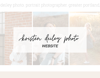 KristenDeileyPhoto.com Website Overview