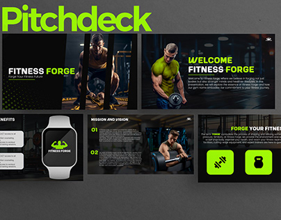 Project thumbnail - Fitness pitchdeck presentation