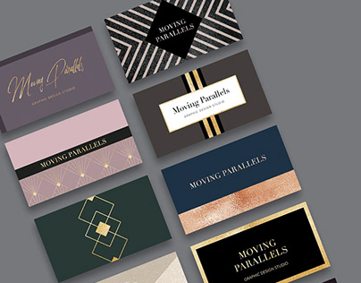 Luxury Elegant Gold Business Card Templates Bundle