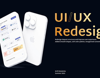 UI/UX Redesign Deposit