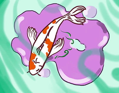 Dream fish: illustration