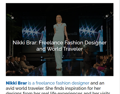 Nikki Brar's Official Website
