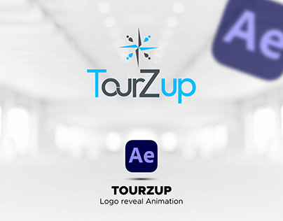 TOURZUP logo reveal animation
