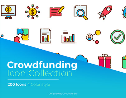 Crowdfunding Icons