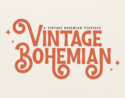 Vintage Bohemian Font