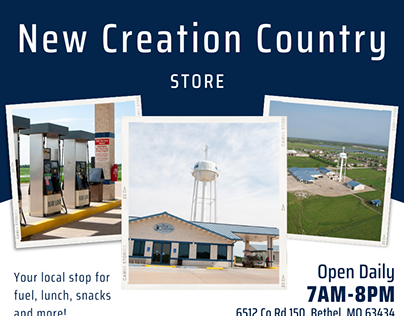 Project thumbnail - New Creation Country Store FB ads October 2023