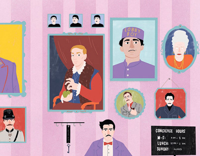 Wes Anderson films for Ornament magazine