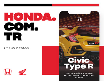 Honda.com.tr Website Design