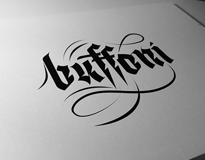 Calligraphy buffoni