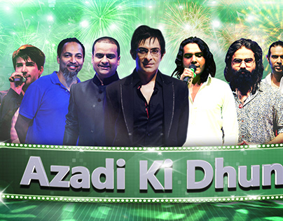 Azadi ki Dhun 14th August Special Program Layout Design
