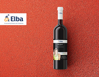 Wine label design for ELBA organisation / Australia