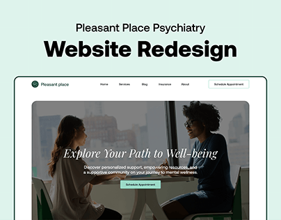 Pleasant Place Psychiatry: Website Redesign