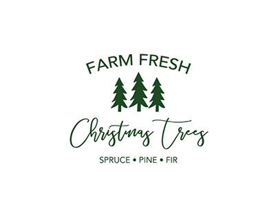 Christmas Tree Farm Fresh Svg